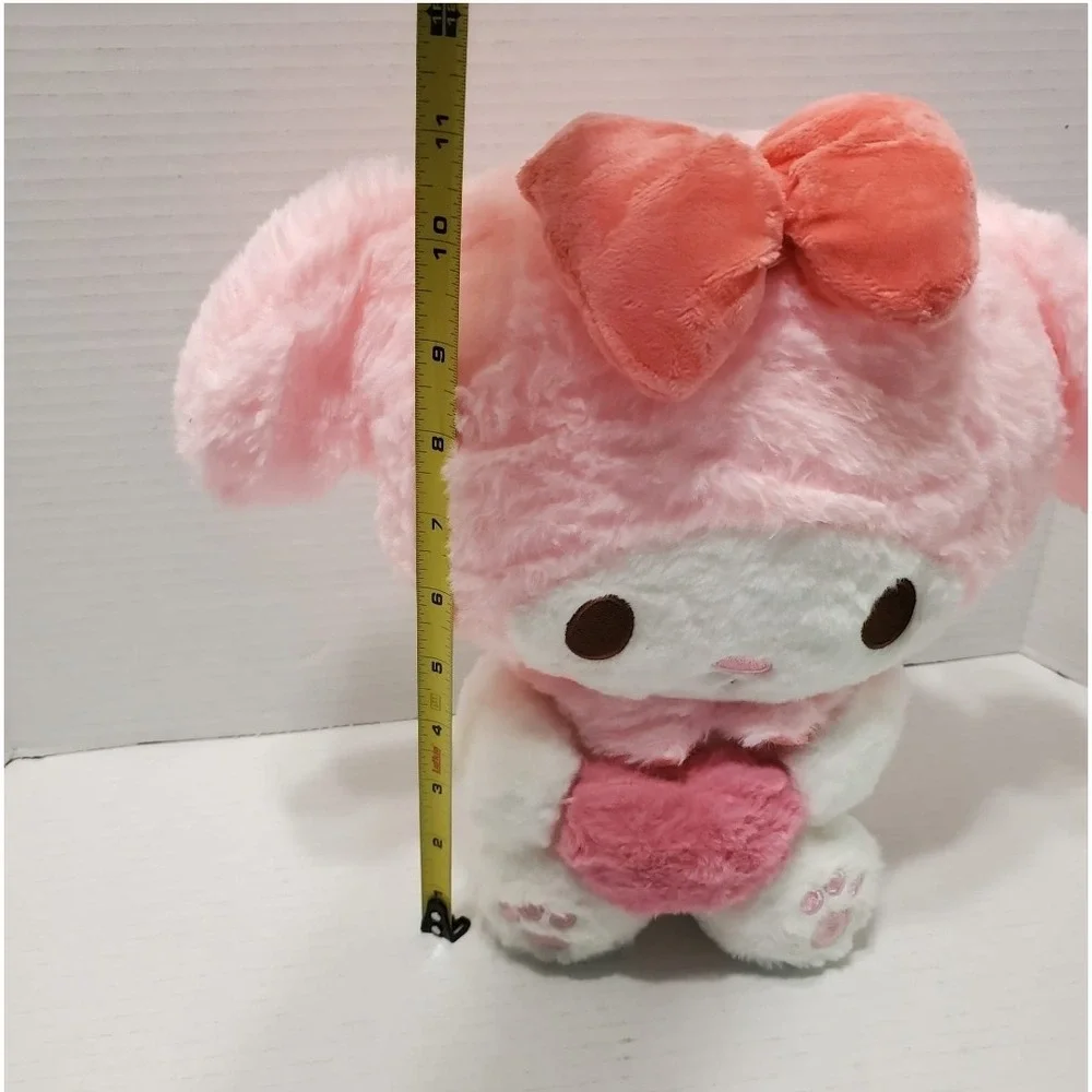 Sanrio‎ My Melody Healing Plush Doll Pink Heart Fluffy Soft Kawaii Stuffed Toy